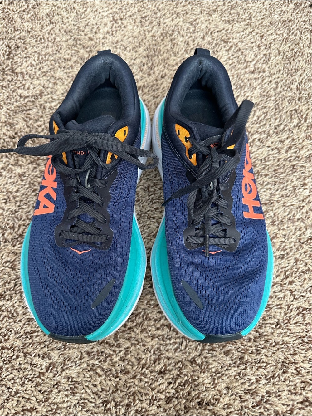 Hoka Navy Bondi 8 used - good condition
